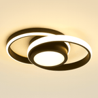 Ceiling light - Double LED ring - Minimalist design - Modern lighting fixture