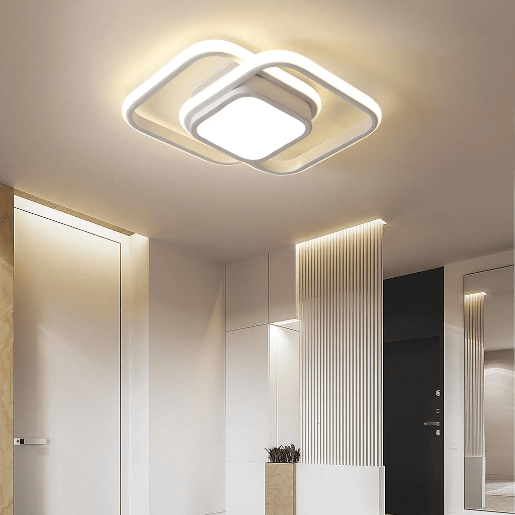 Ceiling light - Double LED ring - Minimalist design - Modern lighting fixture