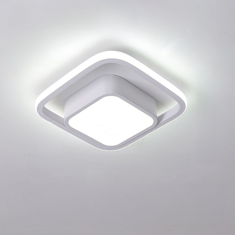 Ceiling light - Double LED ring - Minimalist design - Modern lighting fixture