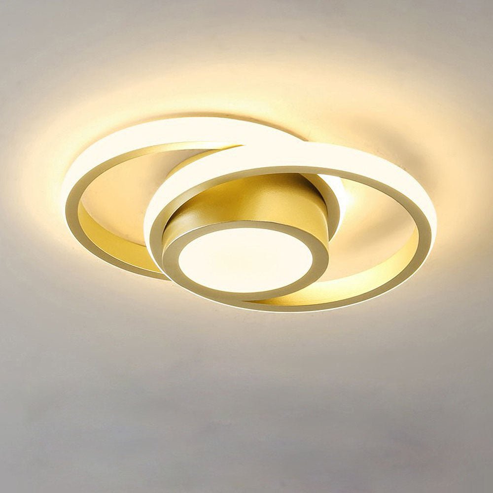Ceiling light - Double LED ring - Minimalist design - Modern lighting fixture