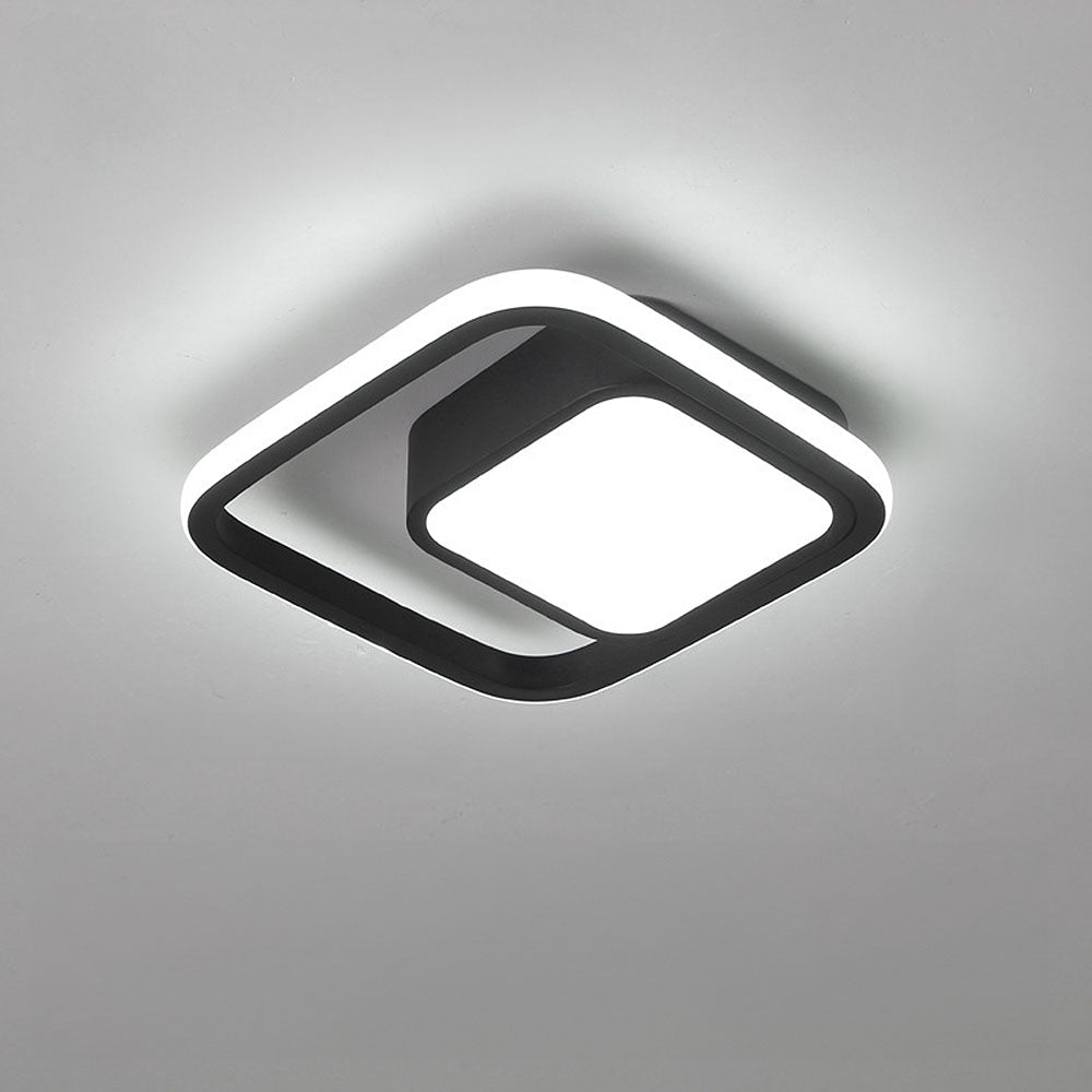 Ceiling light - Double LED ring - Minimalist design - Modern lighting fixture
