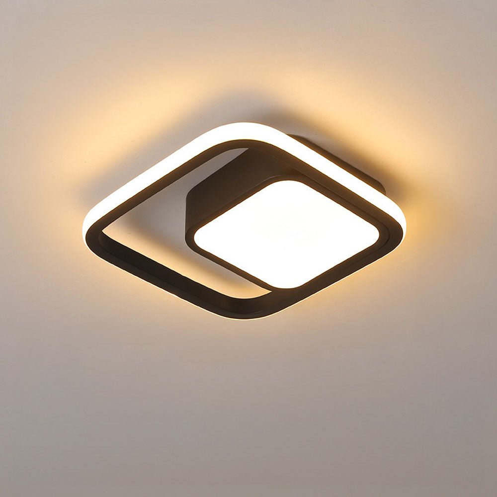 Ceiling light - Double LED ring - Minimalist design - Modern lighting fixture