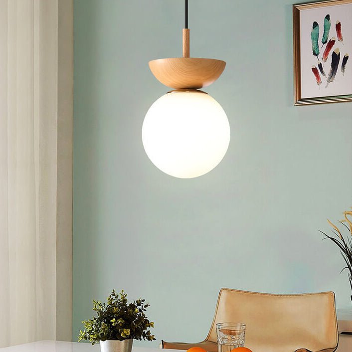 Pendant Lamp - Elegant Japanese Zen Lighting Made of Wood
