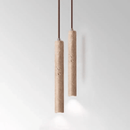 Pendant Lamp - Minimalist LED Chandelier Travertine Design