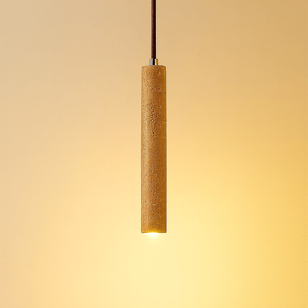 Pendant Lamp - Minimalist LED Chandelier Travertine Design