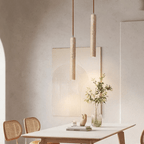 Pendant Lamp - Minimalist LED Chandelier Travertine Design