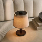 Table Lamp - Dimmable Minimalist Wooden Lamp - Rechargeable