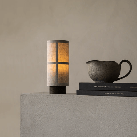 Table Lamp - Elegant Japanese Silk - Stylish Home Decor
