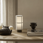 Table Lamp - Elegant Japanese Silk - Stylish Home Decor