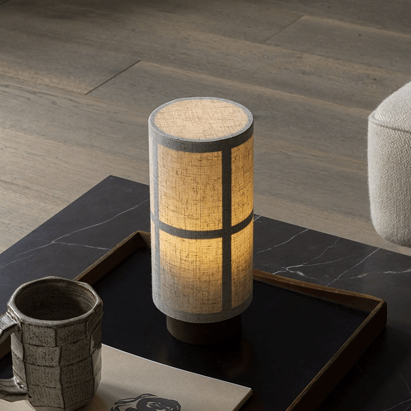 Table Lamp - Elegant Japanese Silk - Stylish Home Decor
