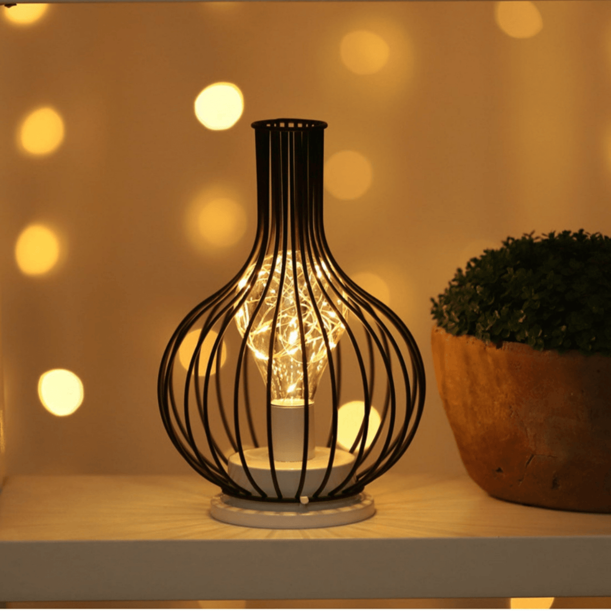 Table lamp - Cordless LED steel lamp