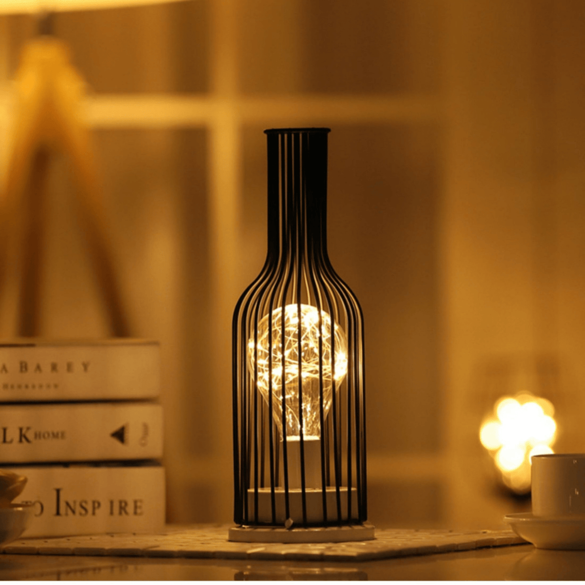 Table lamp - Cordless LED steel lamp